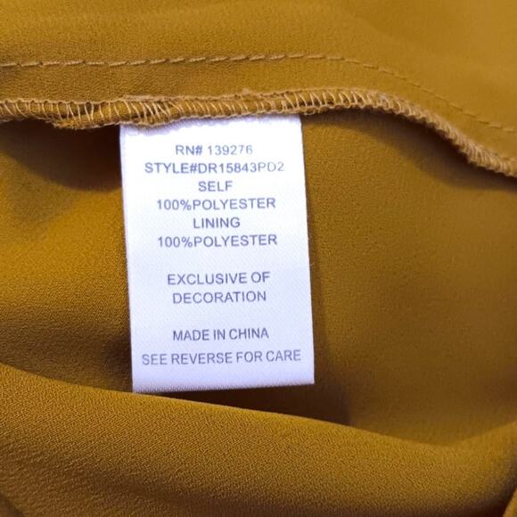 DR2 Blouse Peasant Top XL Flowy Artsy Boho Embroidery Golden Career Office Event - Picture 9 of 13